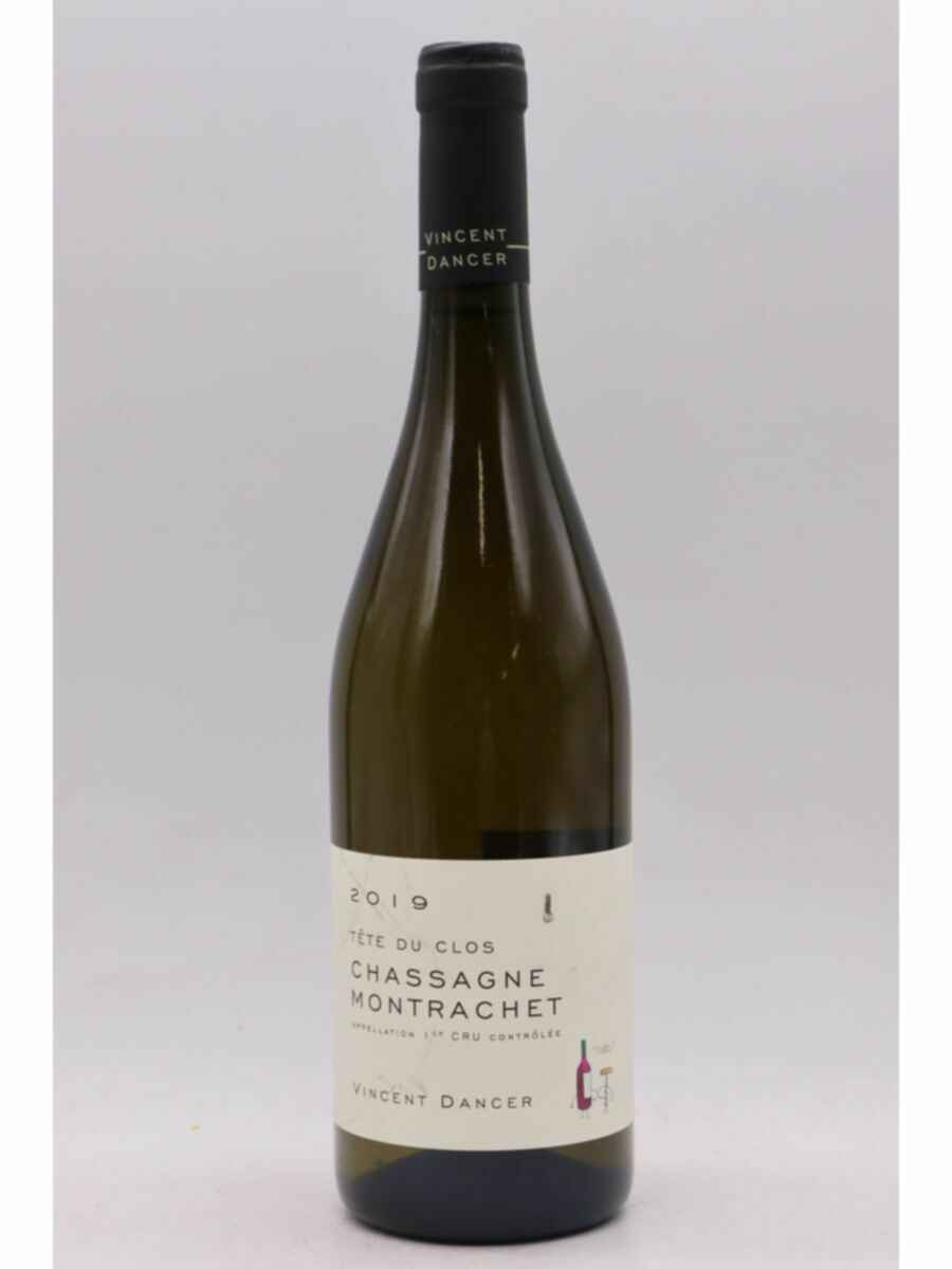 Vincent Dancer Chassagne Montrachet Blanc Tete De Clos 1er Cru 2019