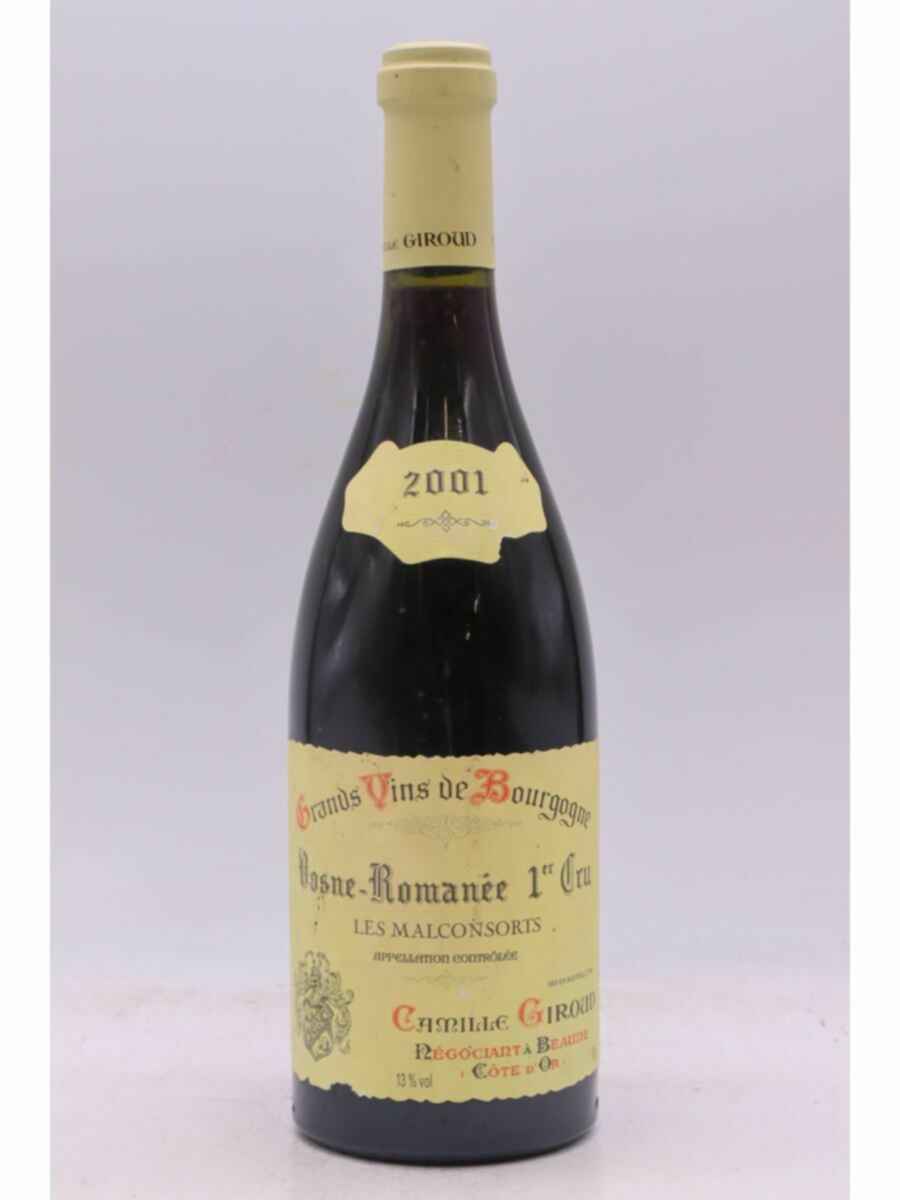 Camille Giroud Vosne Romanee Les Malconsorts 1er Cru 2001