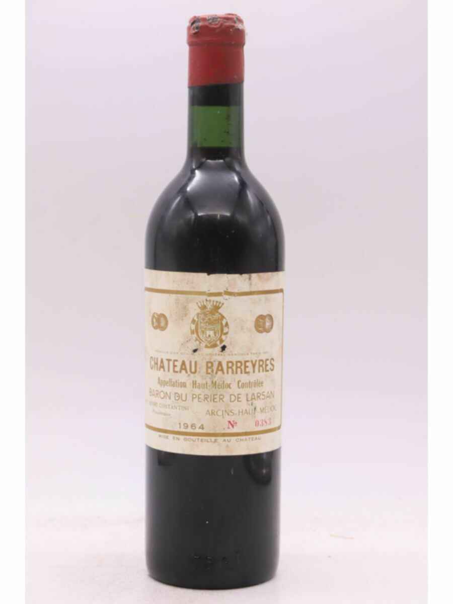 Chateau Barreyres 1964