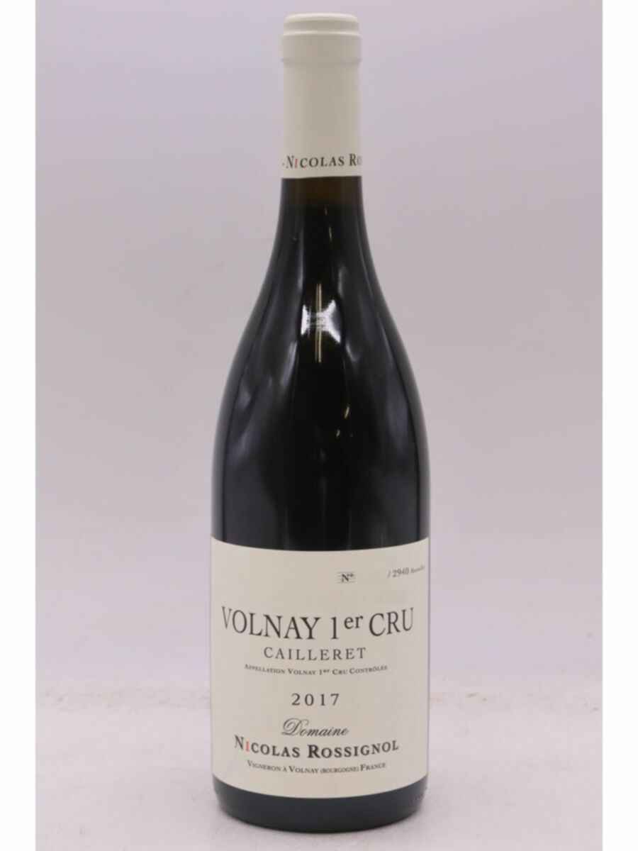 Nicolas Rossignol Volnay Cailleret 2017