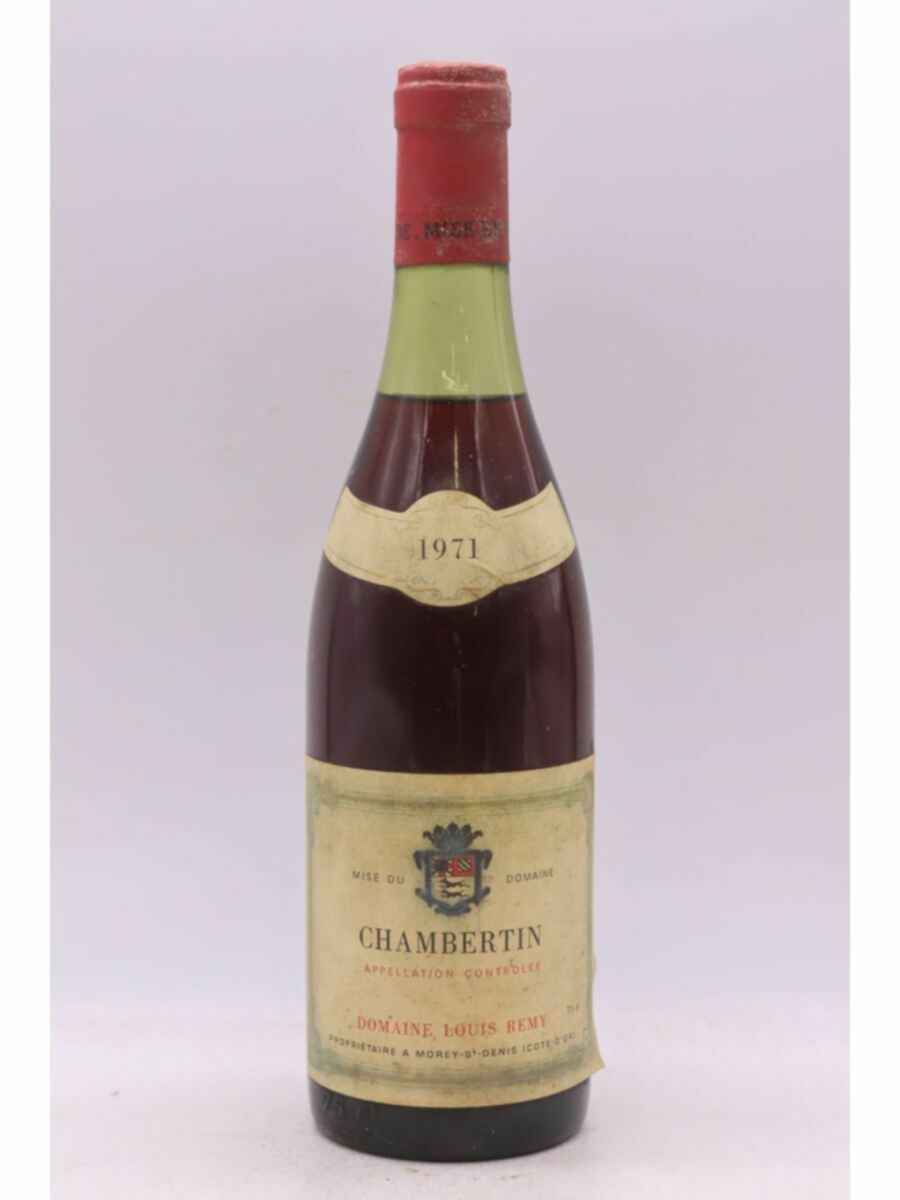 Louis Rémy Chambertin Grand Cru 1971