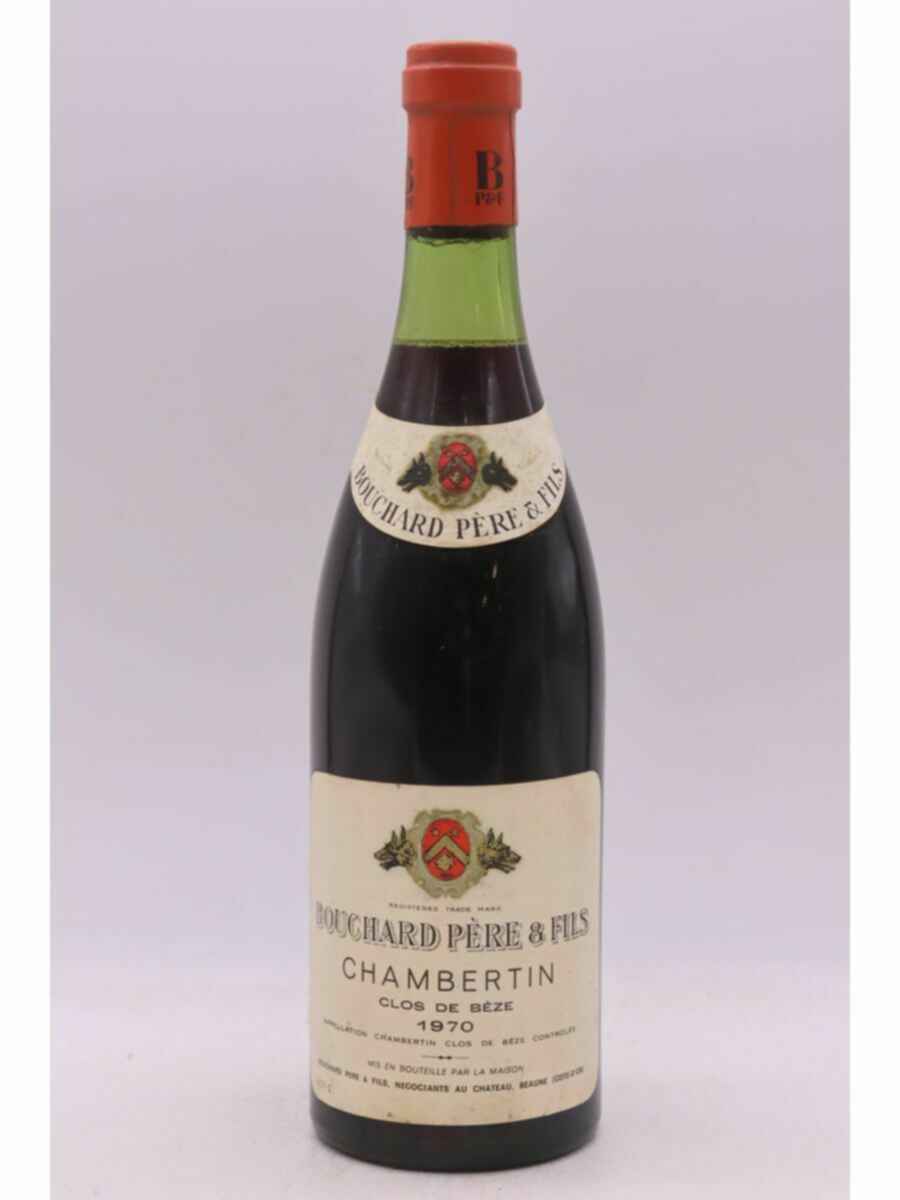Bouchard P&f Chambertin Clos De Beze Grand Cru 1970
