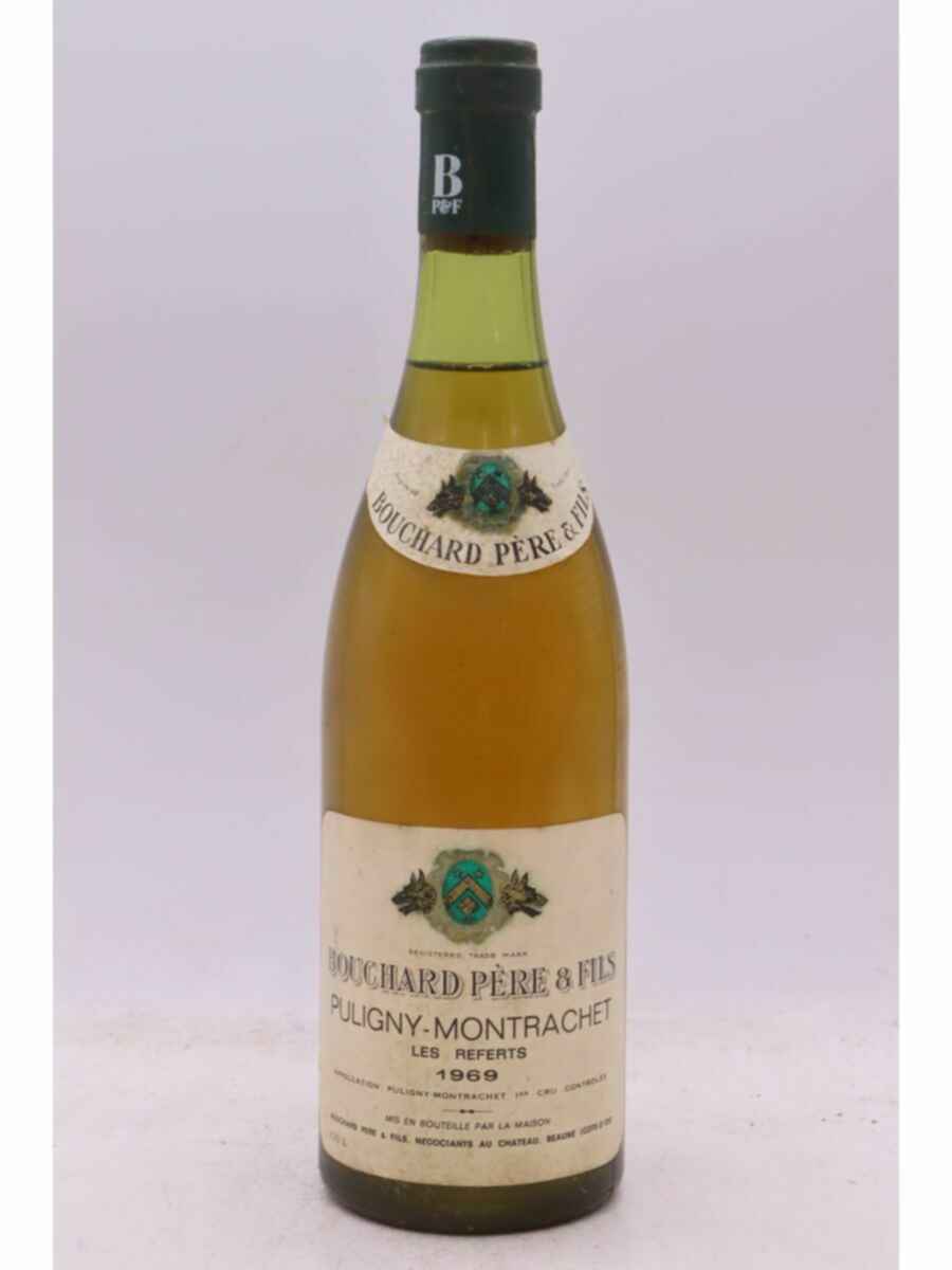 Bouchard P&f Puligny Montrachet Les Referts 1er Cru 1969