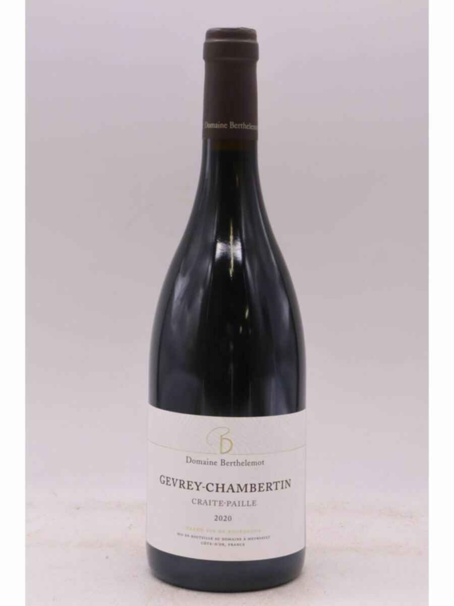 Berthelemot Gevrey Chambertin Craite Paille 2020