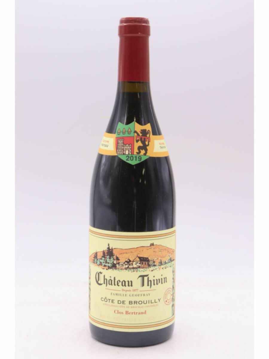 Chateau Thivin Cote De Brouilly Clos Bertrand 2019