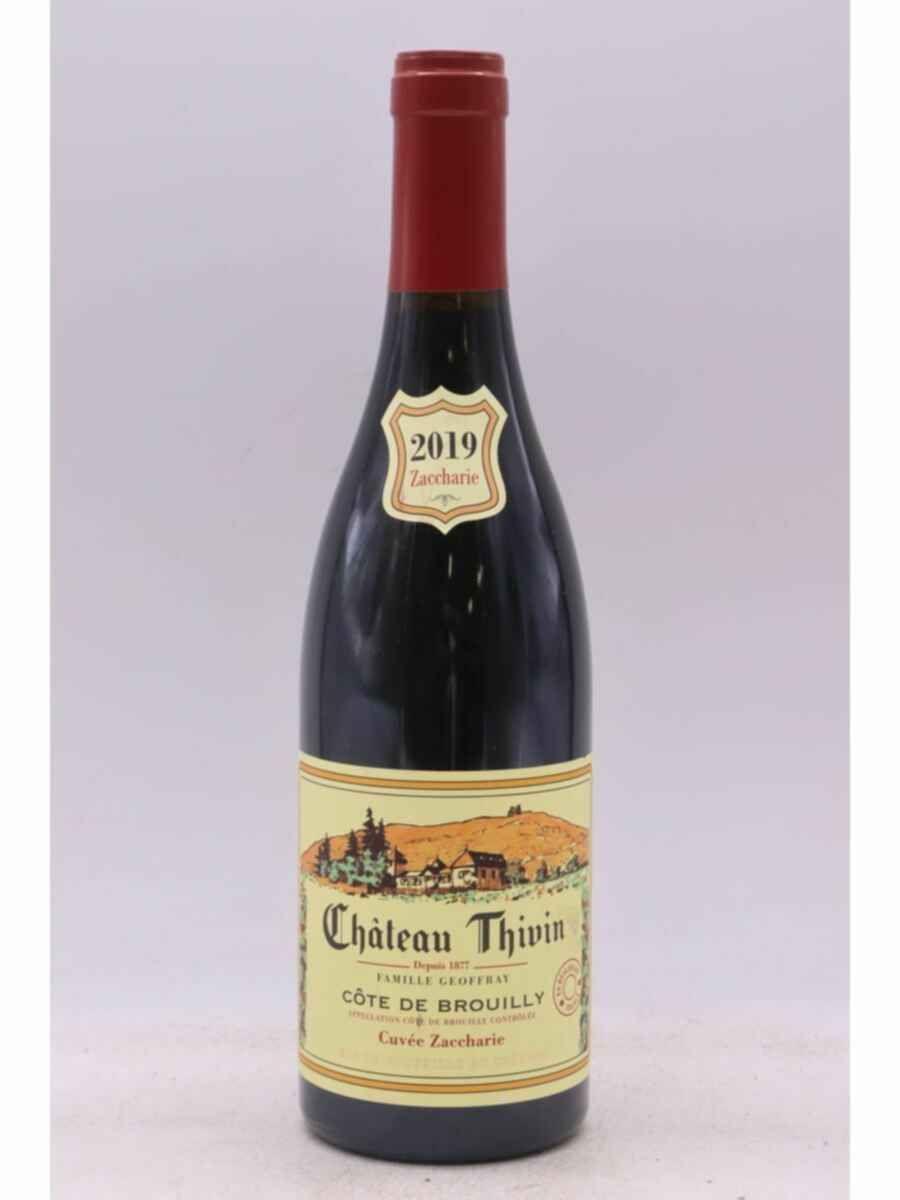 Chateau Thivin Cotes De Brouilly Cuvee Zaccharie 2019