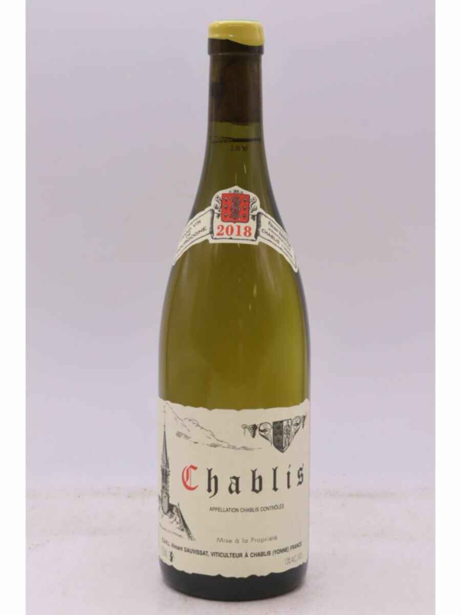 Vincent Dauvissat Chablis 2018