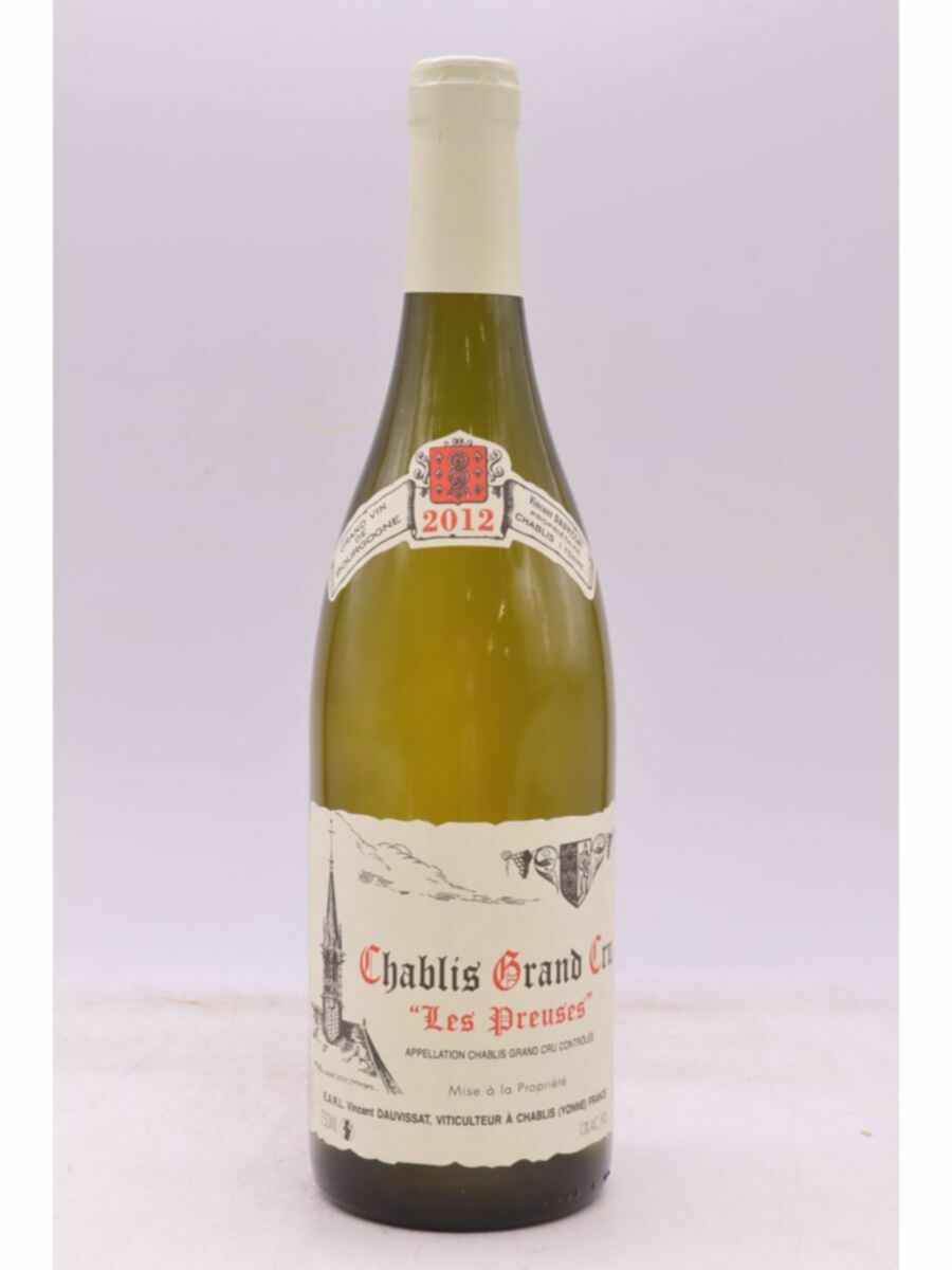 Vincent Dauvissat Chablis Les Preuses Grand Cru 2012