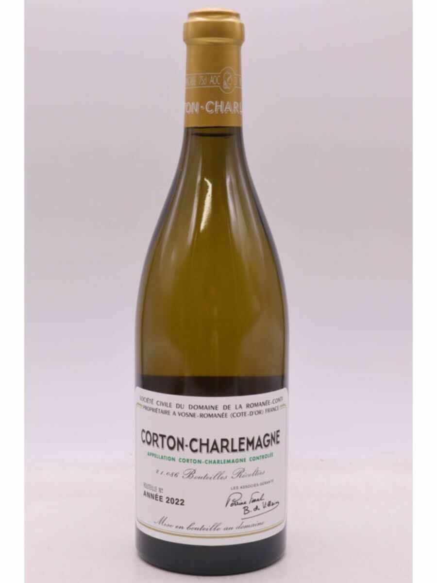 De La Romanee Conti Corton Charlemagne Grand Cru 2022