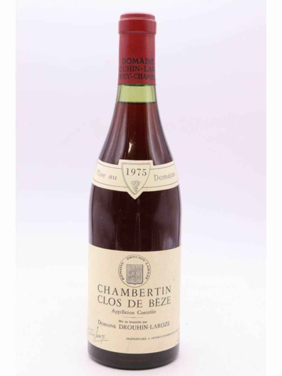 Drouhin Laroze Chambertin Clos De Beze Grand Cru 1975