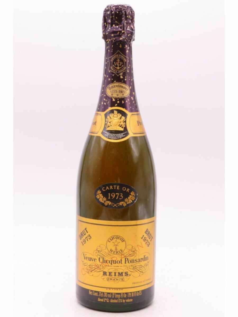 Veuve Clicquot Ponsardin Carte Or 1973