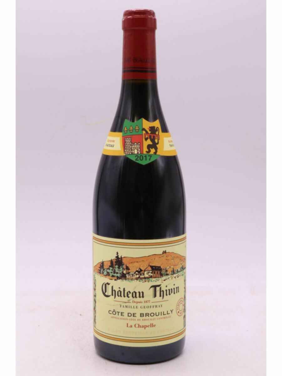 Thivin Cote De Brouilly Cuvee La Chapelle 2017