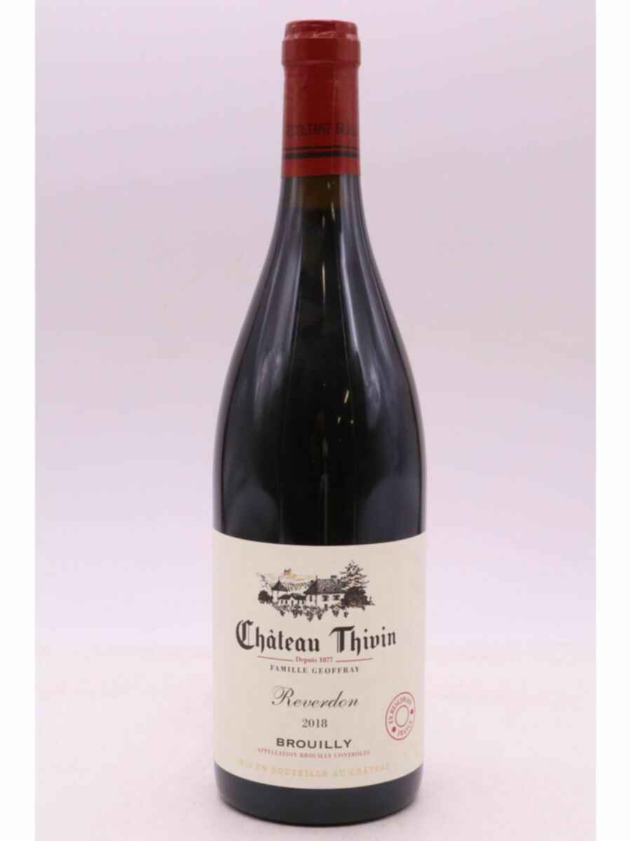 Chateau Thivin Brouilly Reverdon 2018