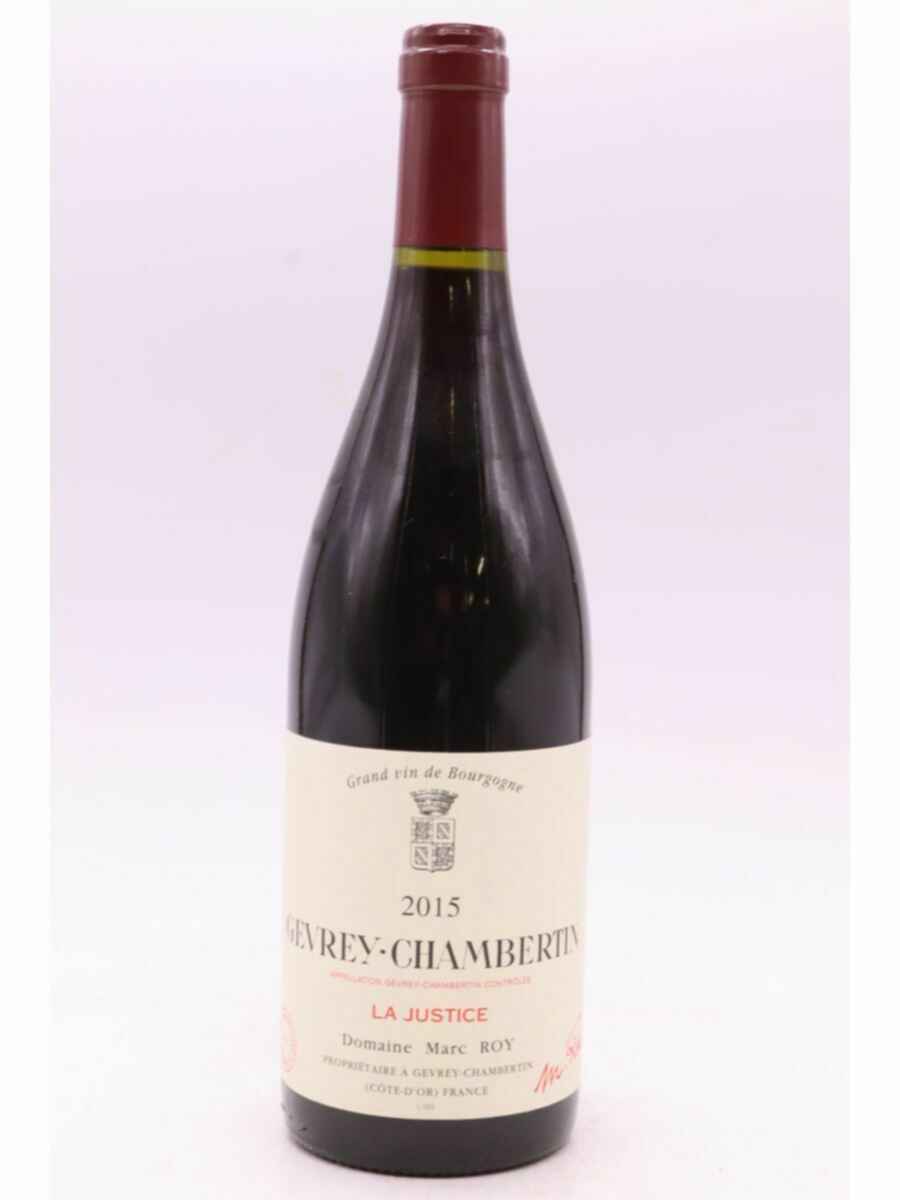 Marc Roy Gevrey Chambertin La Justice 2015