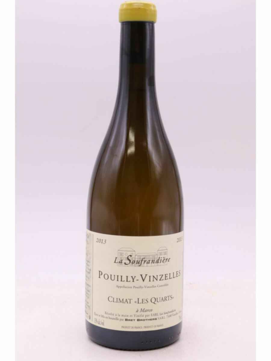 La Soufrandiere Bret Brothers Pouilly Vinzelles Les Quarts 2013