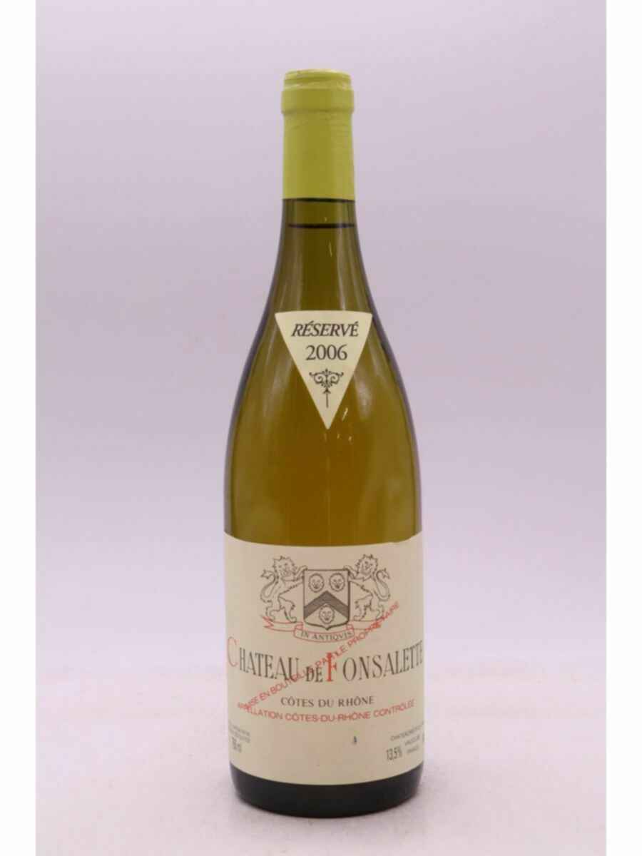 Rayas Chateau De Fonsalette Reserve Blanc 2006