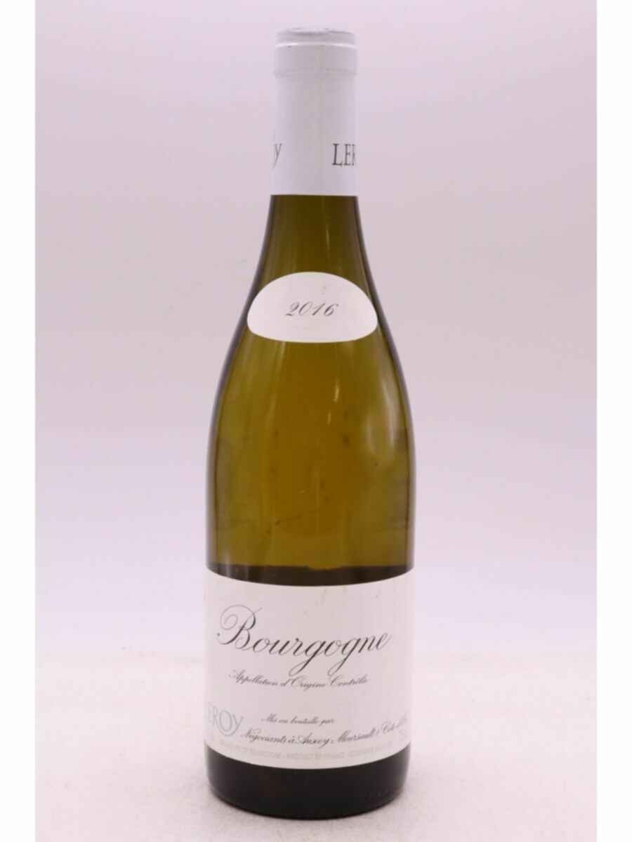 Maison Leroy Bourgogne Blanc 2016