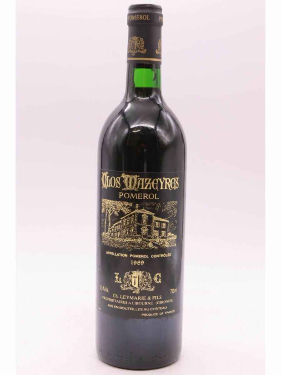 Chateau Clos Mazeyres 1989