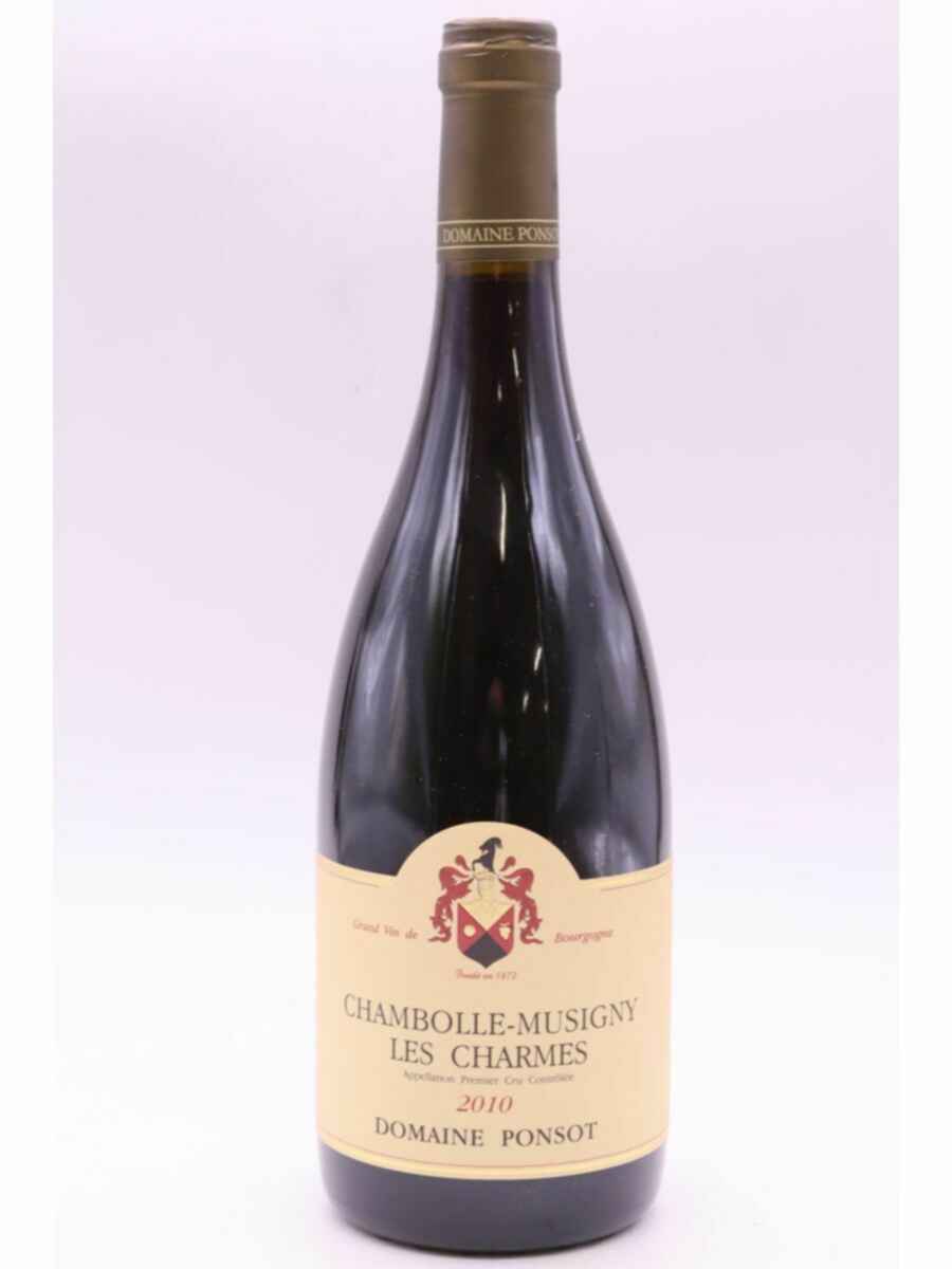 Ponsot Chambolle Musigny Les Charmes 1er Cru 2010