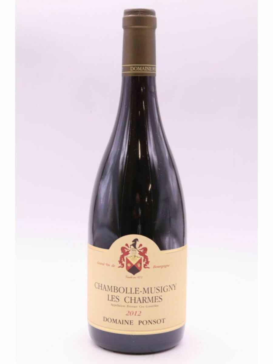 Ponsot Chambolle Musigny Les Charmes 1er Cru 2012