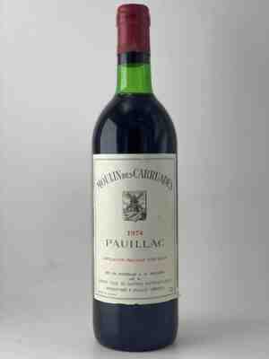 Chateau Lafite Rothschild Moulin des Carruades (A) 1974