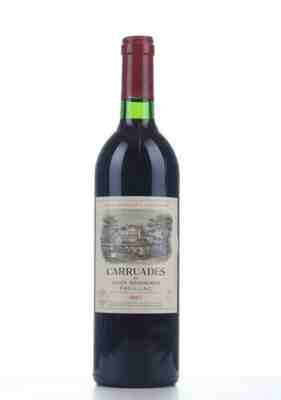 Chateau Lafite Rothschild Carruades De Lafite Rothschild 1987