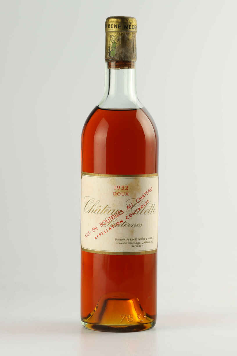 Chateau Gilette Reserve Vin Sec 1952