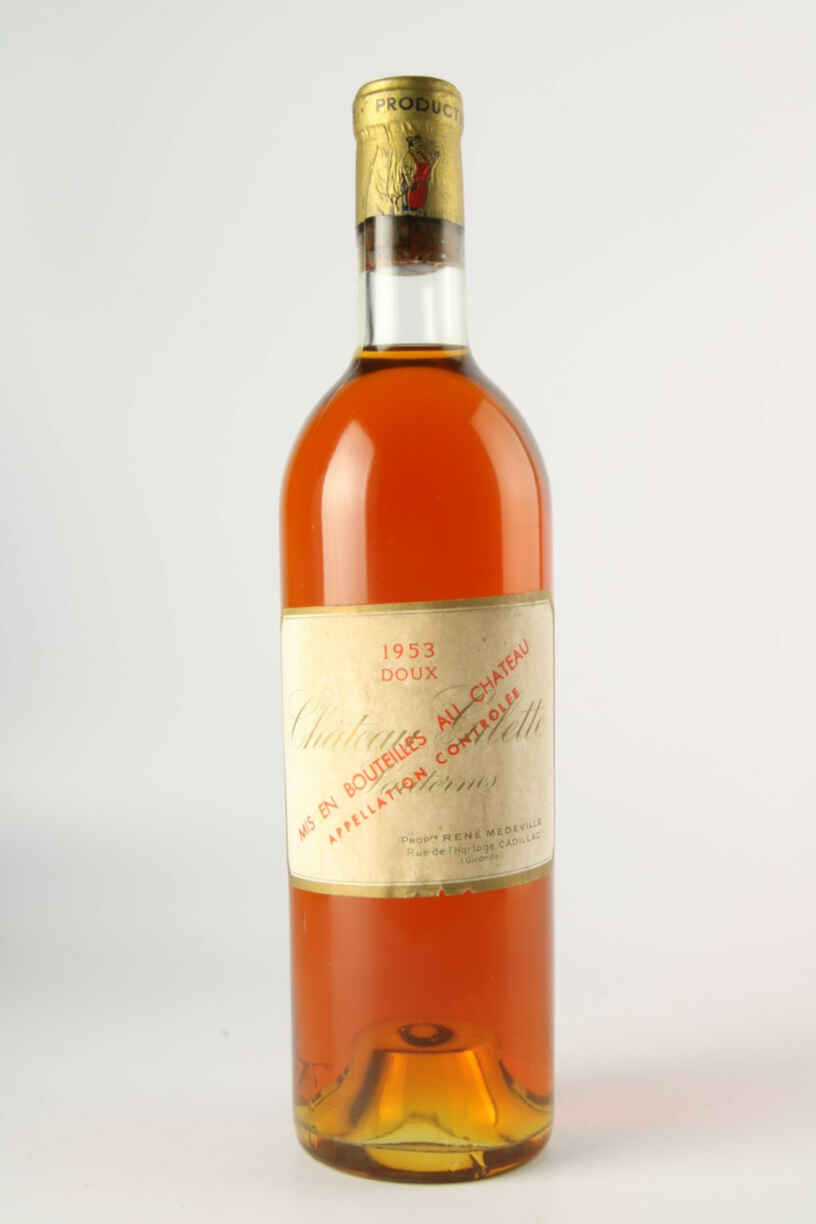 Chateau Gilette Reserve Vin Sec 1953