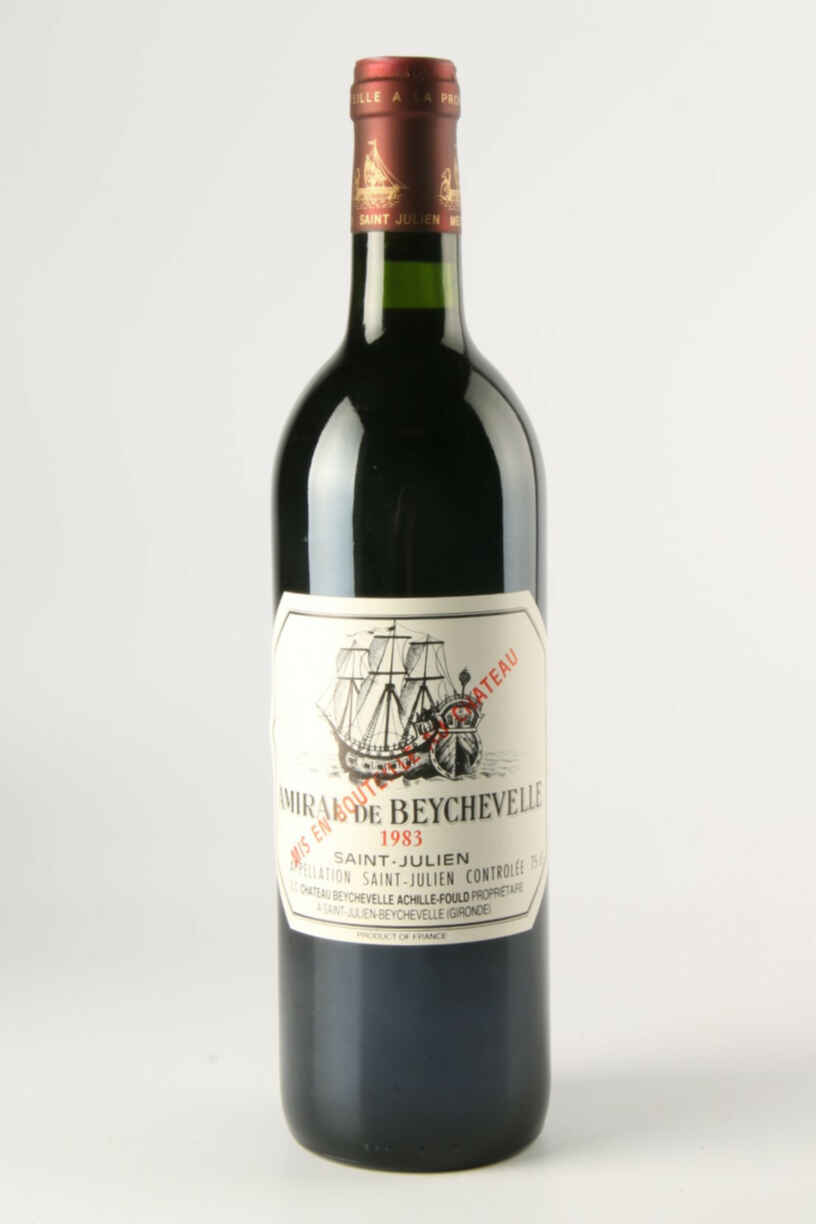 Chateau Beychevelle Amiral De Beychevelle 1983