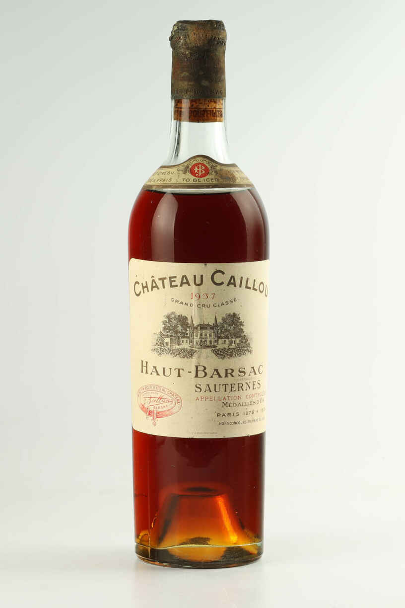 Chateau Picque Caillou Blanc 1937