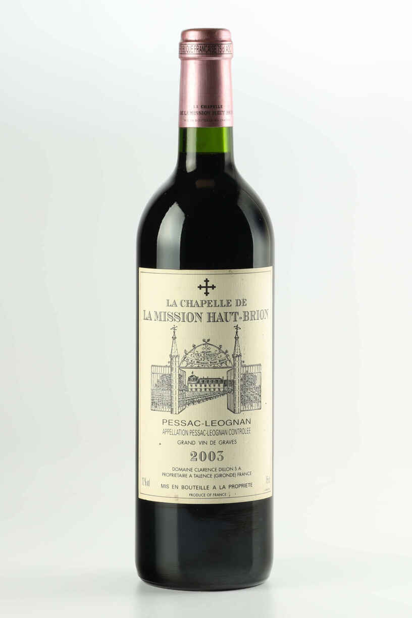 Chateau La Mission Haut Brion La Chapelle De La Mission Haut Brion 2003