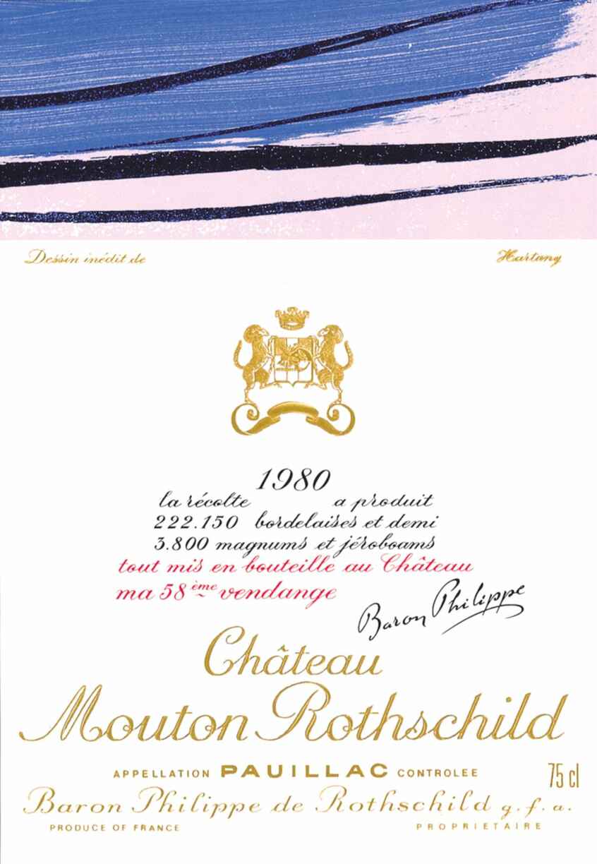 Chateau Mouton Rothschild 1980