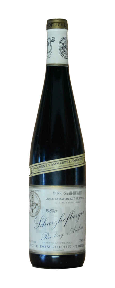 Hohe Domkirche Trier Scharzhofberger Riesling Auslese 1989