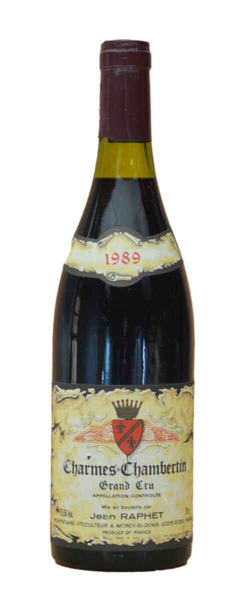 Jean Raphet Charmes Chambertin Grand Cru 1989