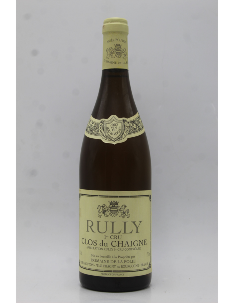 De La Folie Clos Du Chaigne Rully 1er Cru 2002