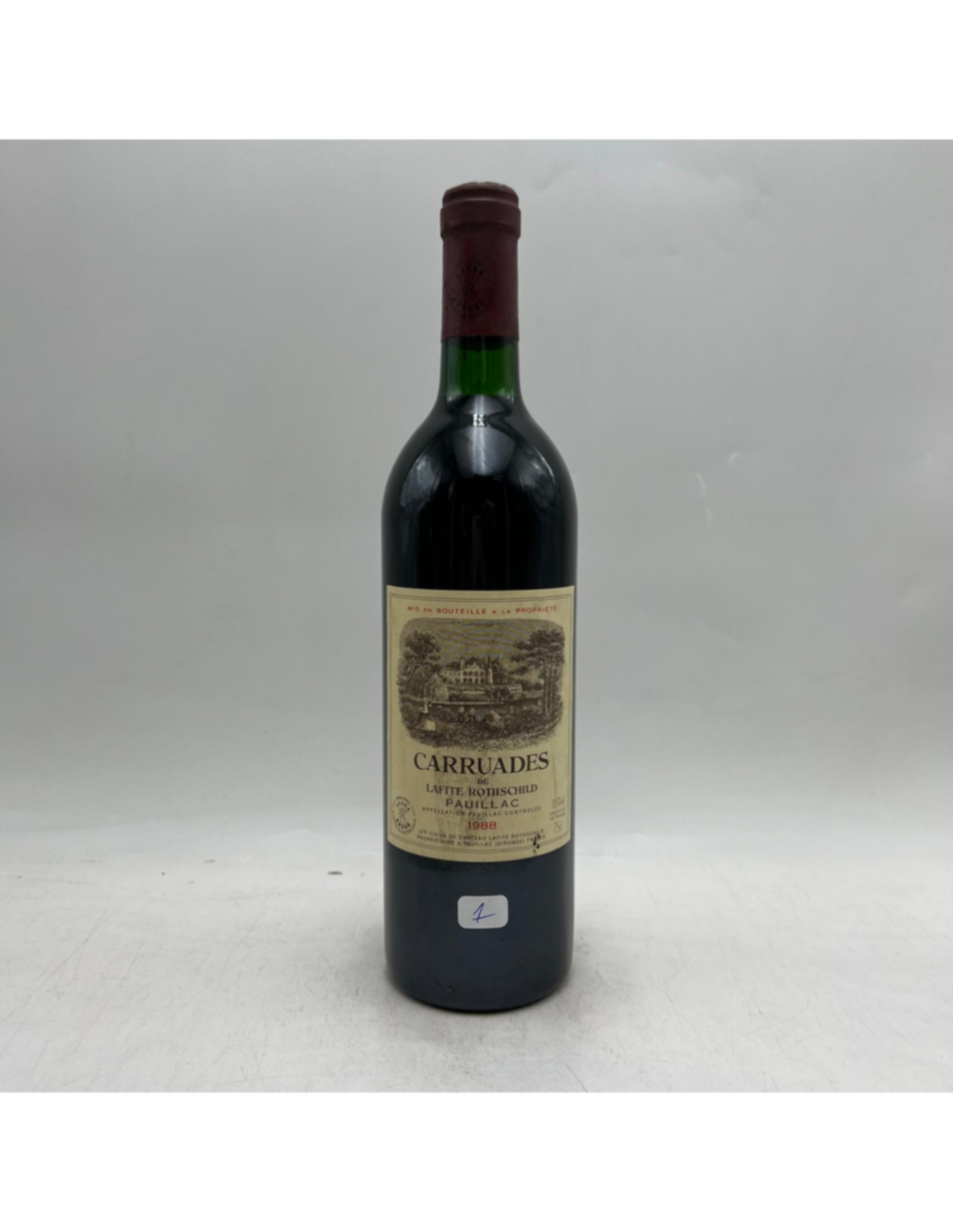 Chateau Lafite Rothschild Carruades De Lafite Rothschild 1988