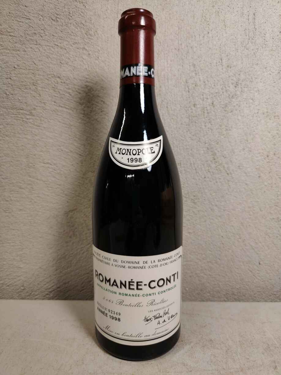 De La Romanee Conti Romanee Conti Grand Cru 1998