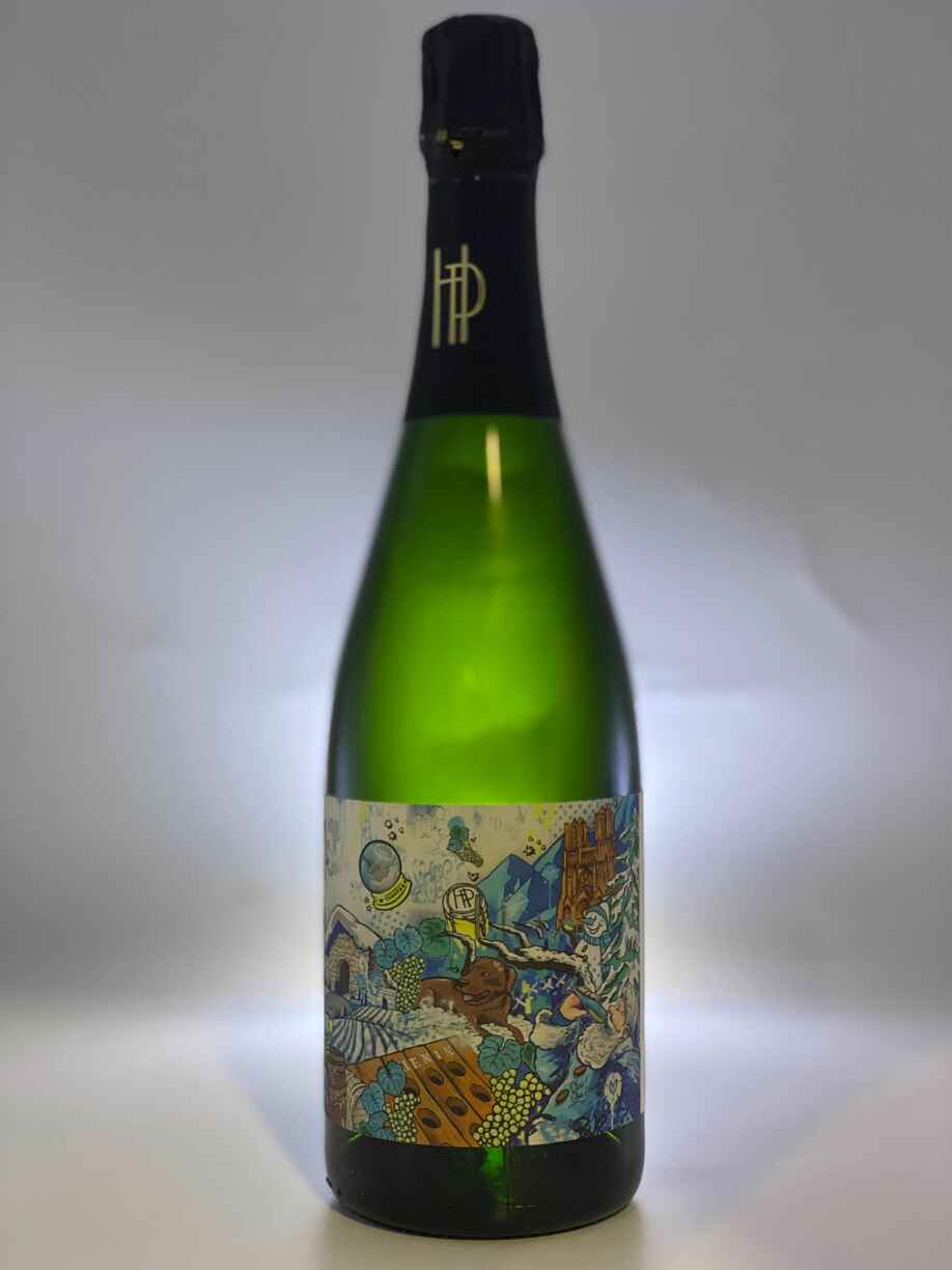 Pascal Henin Comme Neige Bur Artist Special Edition Blanc de Blanc Grand Cru Extra Brut N.V.