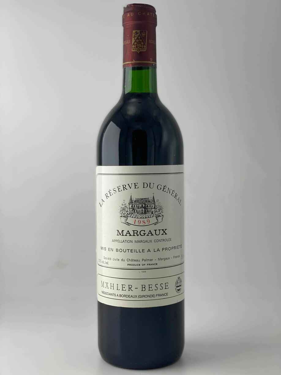 Chateau Palmer Le Reserve Du General 1989