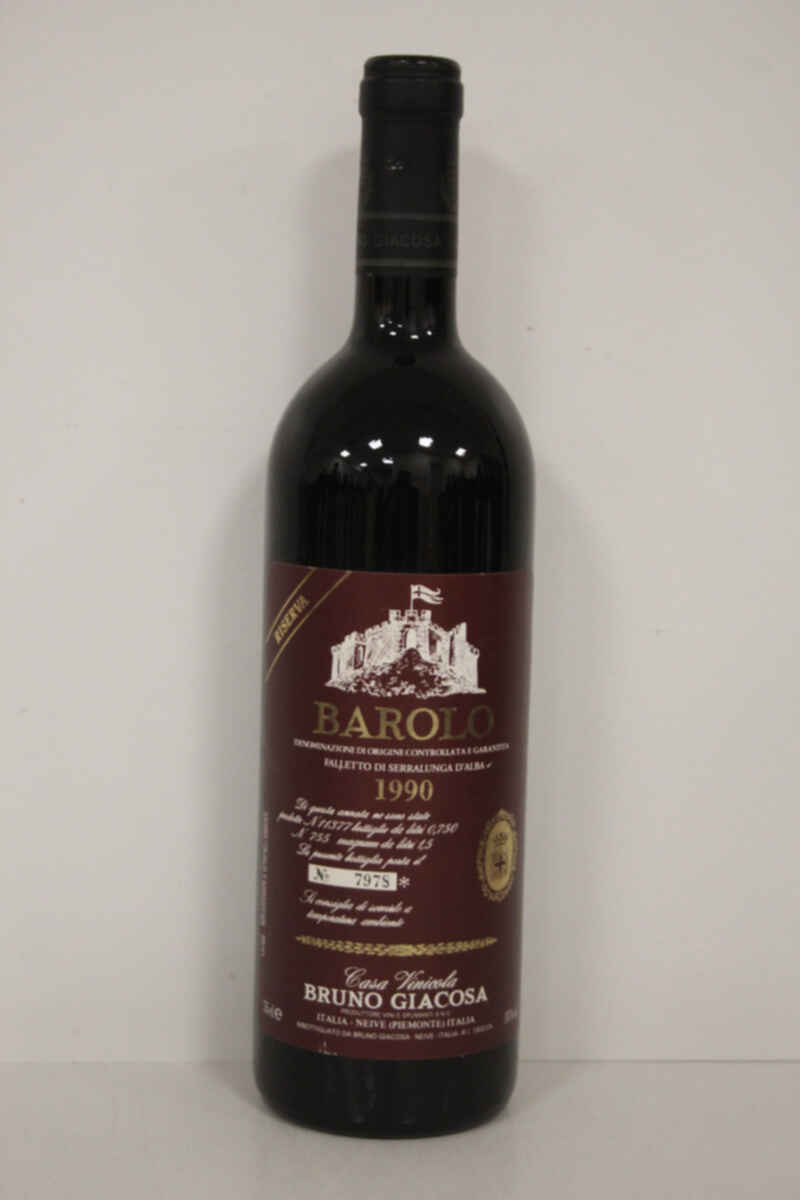 Bruno Giacosa Barolo Falletto Di Serralunga Riserva 1990