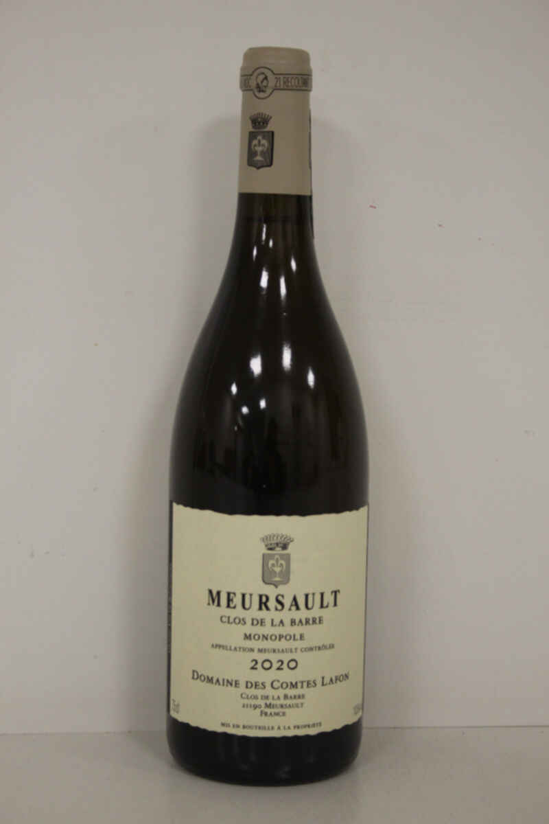 Des Comtes Lafon Meursault Clos De La Barre 2020