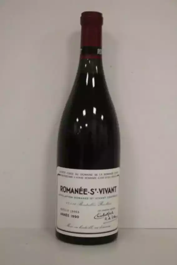 De La Romanee Conti Romanee Saint Vivant Grand Cru 1990