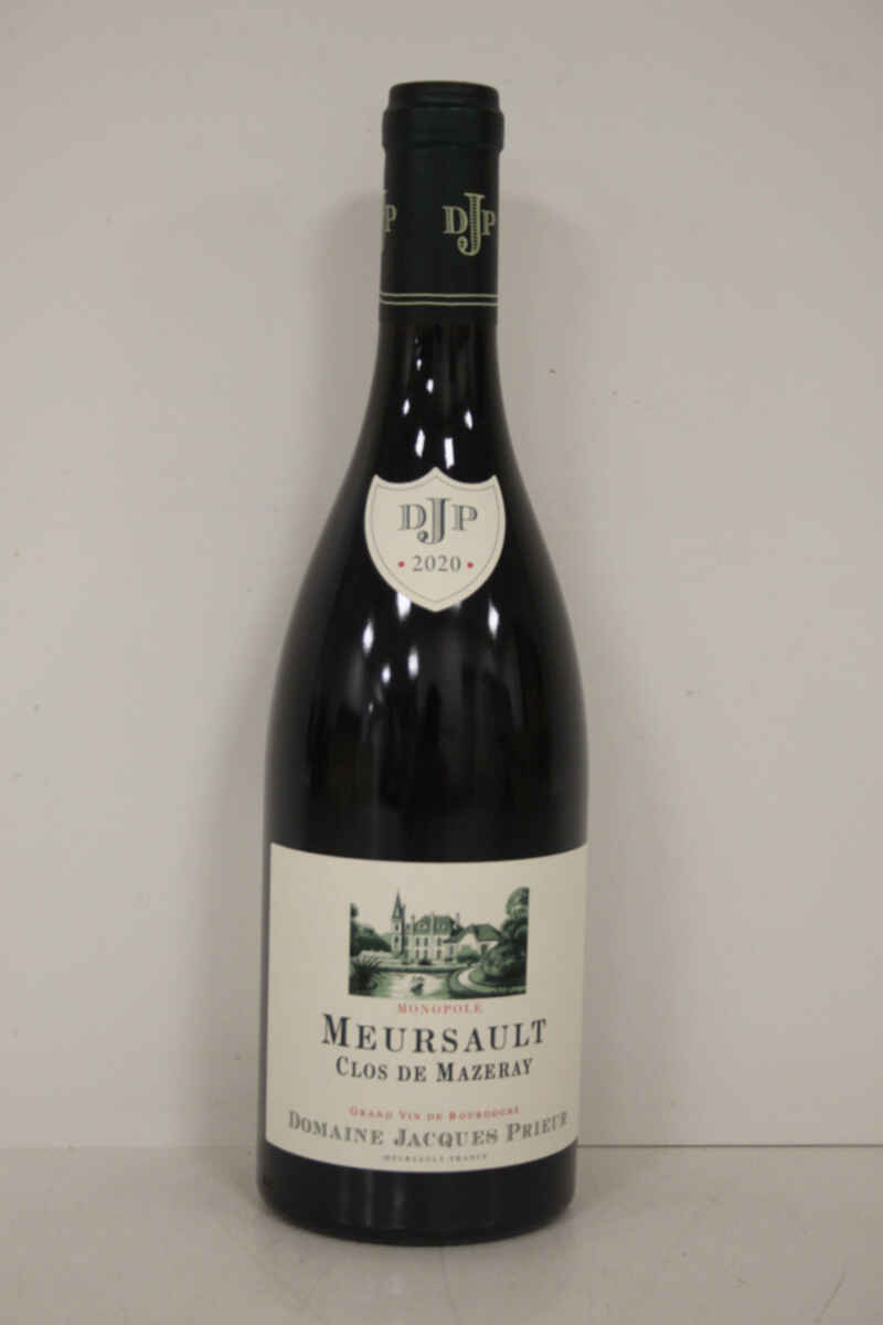 Jacques Prieur Meursault Clos De Mazeray 2020