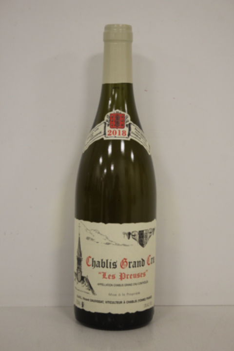 Vincent Dauvissat Chablis Les Preuses Grand Cru 2018