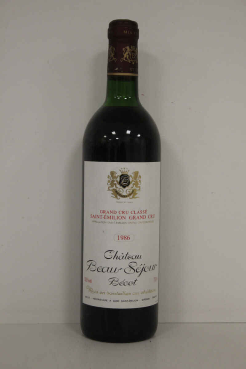Chateau Beau Sejour Becot 1986