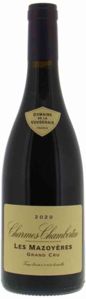 De La Vougeraie Charmes Chambertin Aux Mazoyeres Grand Cru 2020