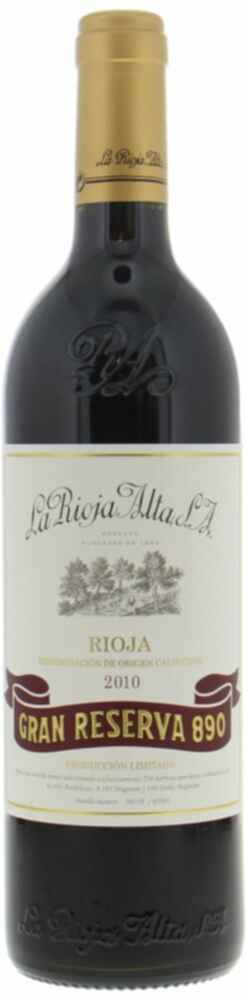 La Rioja Alta Gran Reserva 890 2010