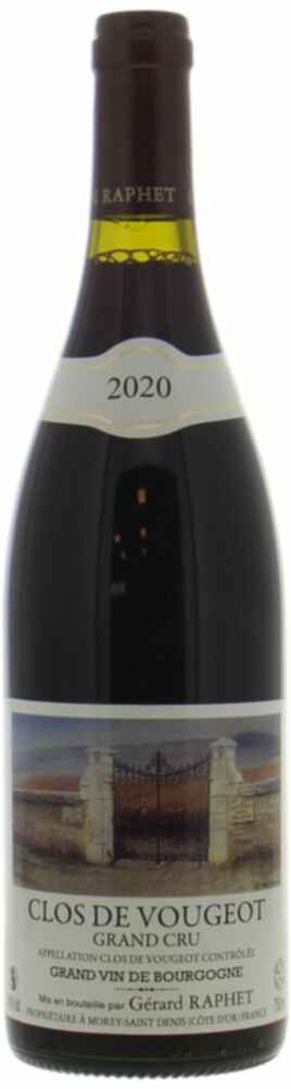 Gerard Raphet Clos De Vougeot Grand Cru 2020