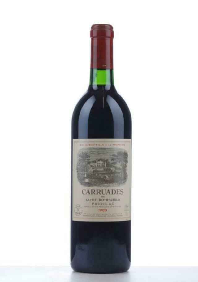 Chateau Lafite Rothschild Carruades De Lafite Rothschild 1989