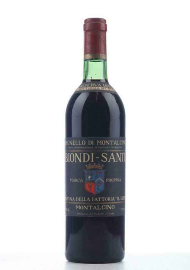 Biondi Santi Brunello Di Montalcino Riserva 1971
